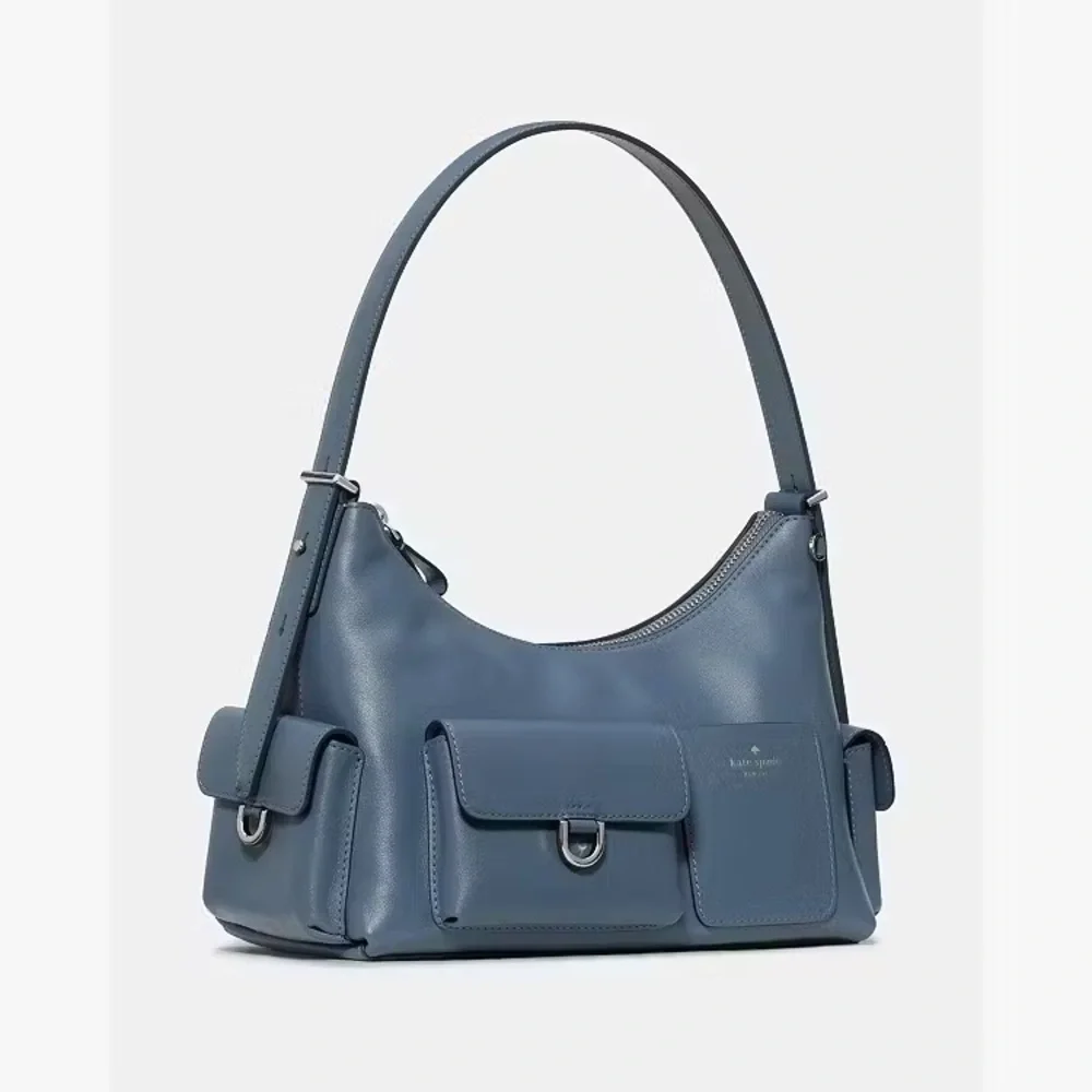 ♠️Kate Spade New York Cargo Leather Shoulder Bag, Twilight Blue NEW NWT